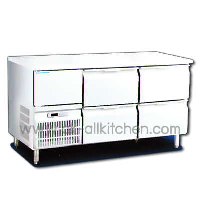 Stainless steel counter cabinet 4 drawer YPC-150D