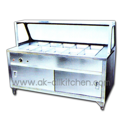 Curry warming cabinet